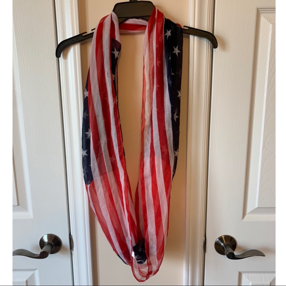 American flag infinity scarf